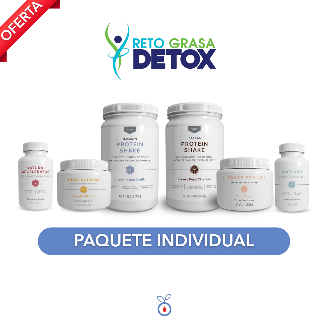 Paquete Individual – Pérdida de Grasa & Salud Integral