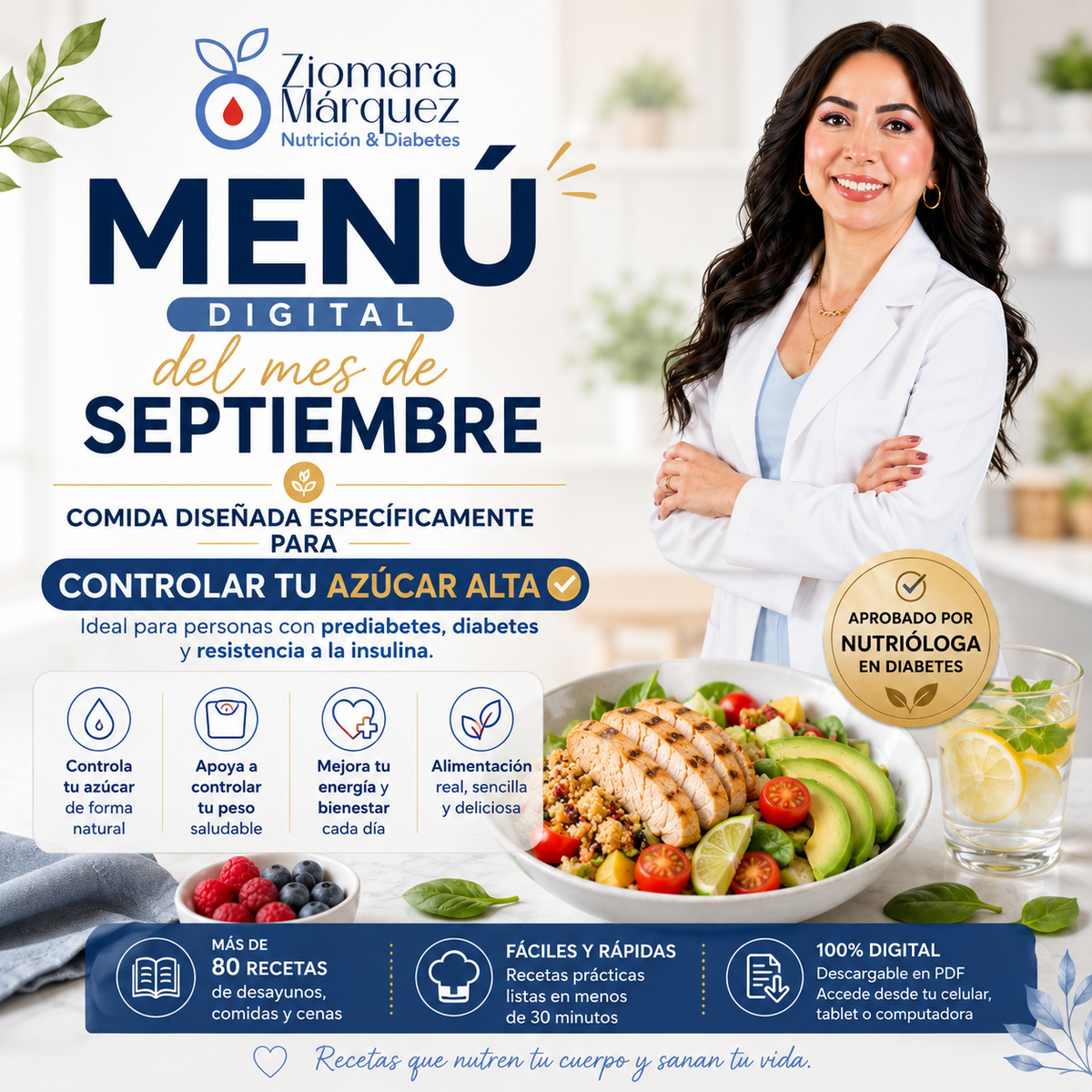 MENU MENSUAL - MAS DE 80 RECETAS