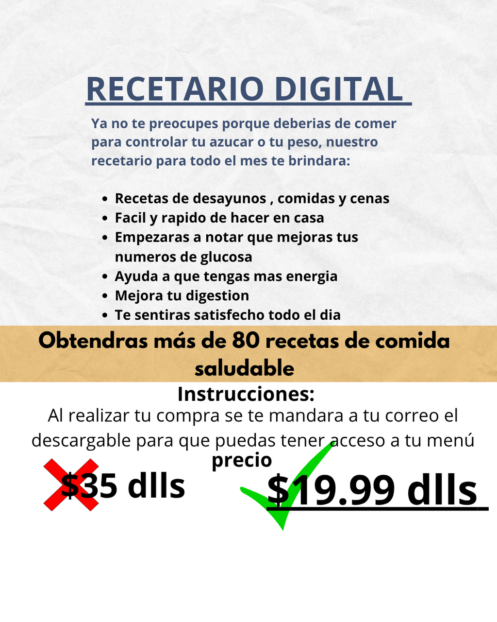 MENU MENSUAL - MAS DE 80 RECETAS