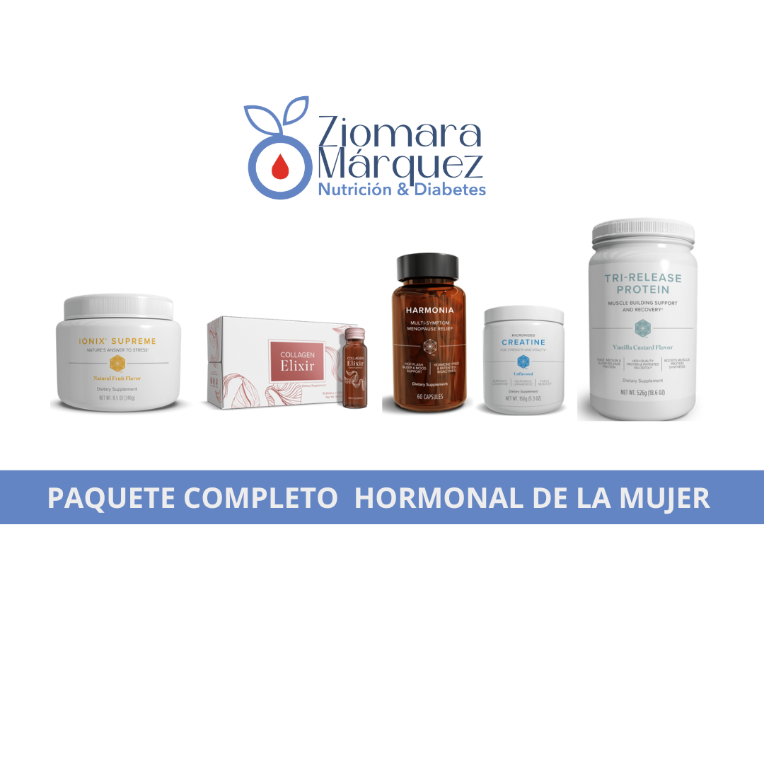PAQUETE COMPLETO HORMONAL PARA LA MUJER