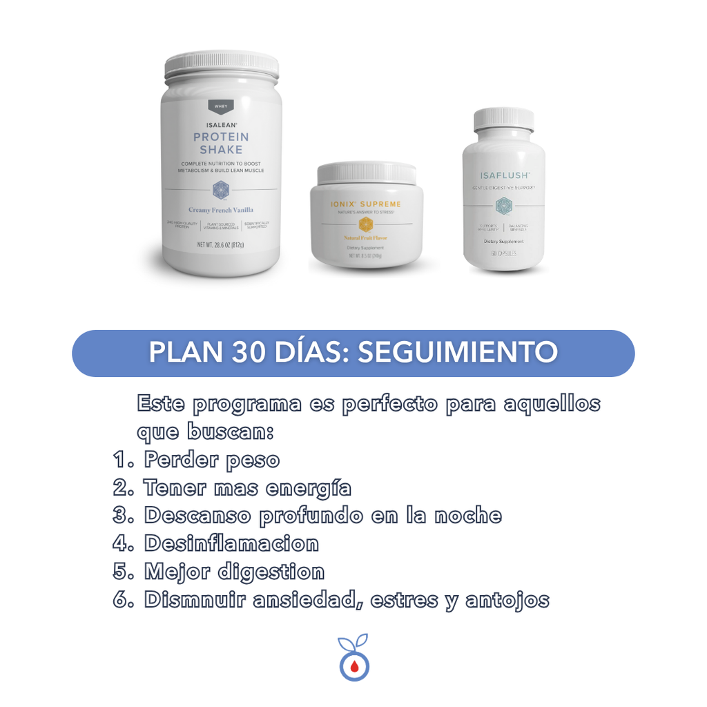 Paquete Individual – Pérdida de Grasa & Salud Integral