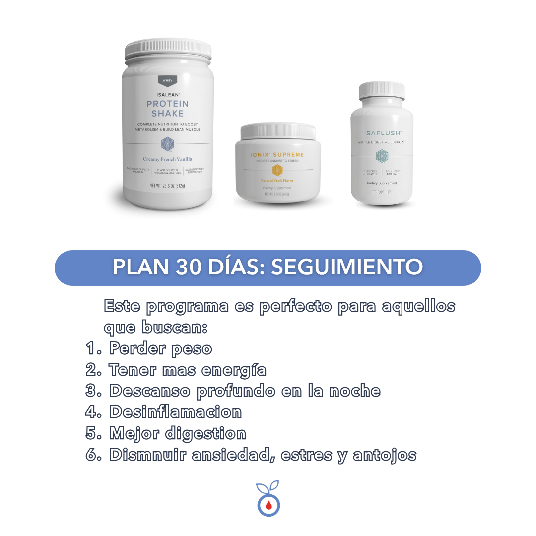 Paquete Individual – Pérdida de Grasa & Salud Integral