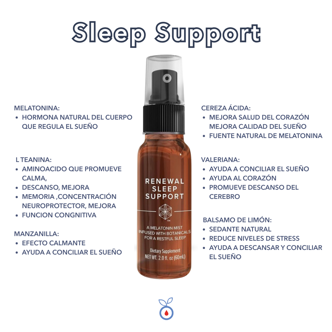 Renewal Sleep Support™ – Spray para Dormir Rápido y Natural 💤