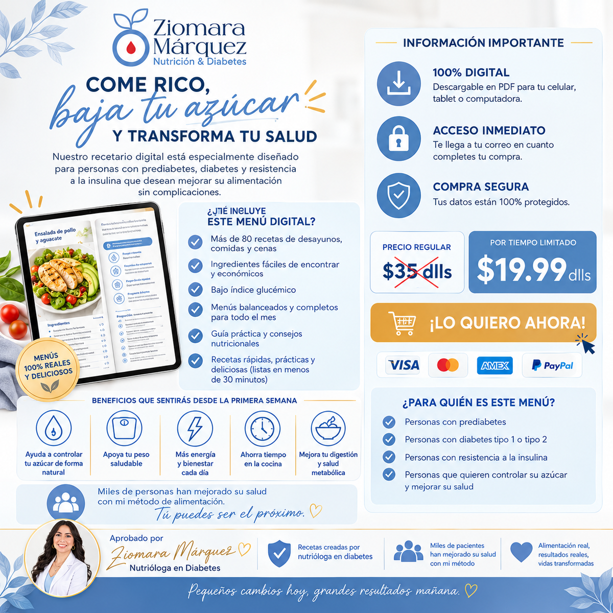 MENU MENSUAL - MAS DE 80 RECETAS